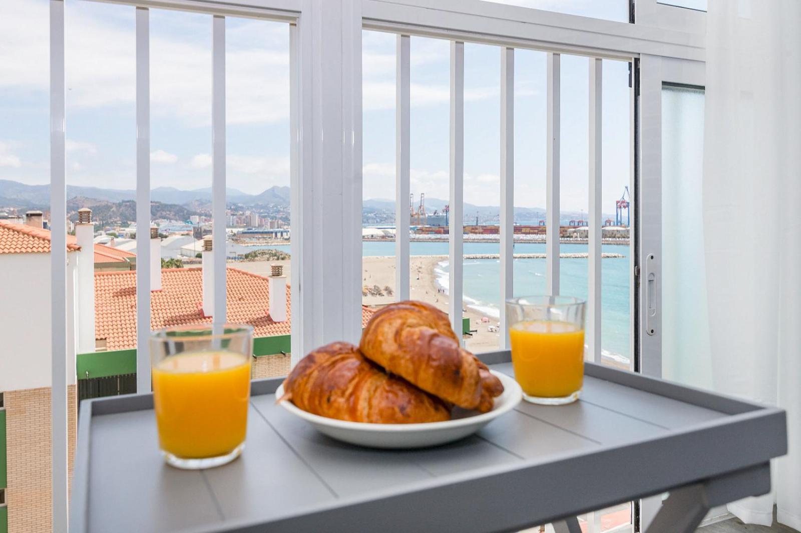 Impresionante Vista Al Mar - Elegante Apartamento Malaga Zewnętrze zdjęcie